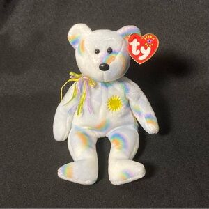 Vintage 2001 Cheery The Rainbow Teddy Bear Ty Beanie Baby